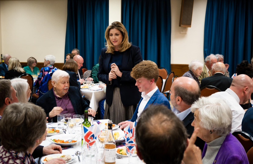 An association dinner with the Rt Hon Penny Mordaunt 